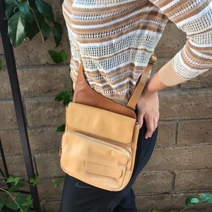 Fossil Leather Crossbody Bag